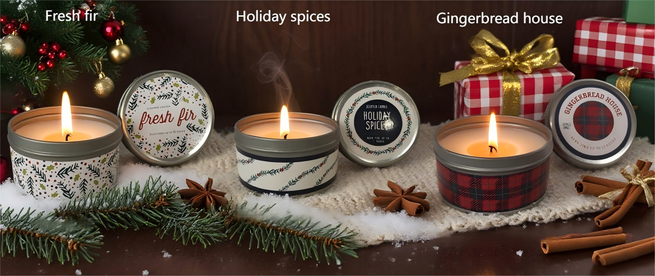 Sliver Tin Candles